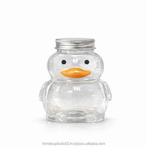 Botella de Plástico PET de 500 ml con Forma de Pato y Tapa de Aluminio para Envasado de Bebidas como Té con Leche, Jugo y Café - Product Image 4