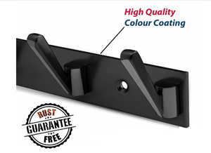 Gancho de Pared de Acero Inoxidable Negro de 8 Pines, Modelo 103-8, Resistente a la Corrosión, para Toallas, SS202 - Product Image 5