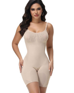 New Style Tummy <b>Control</b> Corset Rose Hollow Chest <b>Bodysuit</b> Women's Tights Shaping Breast - Product Image 5