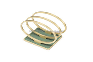 Porta Servilletas de Metal Dorado Hecho a Mano de Alta Calidad, Acabado Pulido, Estilo Americano, Diseño Elegante para el Hogar, Restaurante, Bar, Hotel - Product Image 6