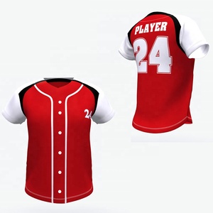 Maillot de baseball et de softball à sublimation personnalisé unisexe vêtements de sport en polyester respirants uniformes respirants de grande taille de style Hip Hop - Product Image 6