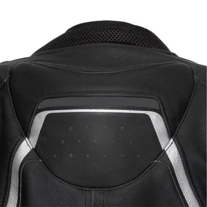Blousons de moto en cuir de vachette véritable pour motards, respirants, imprimés, avec protections coupe-vent, pour la course et la conduite, unisexe - Product Image 6