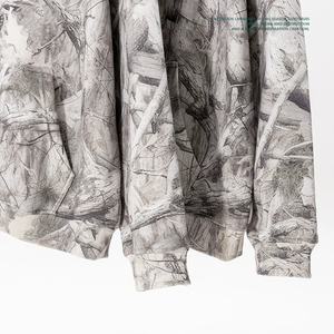 Custom Men's <b>Camouflage</b> Hooded Sweatshirt Sublimation Printed French Terry 100% Polyester Autumn Casual Wear - Product Image 5