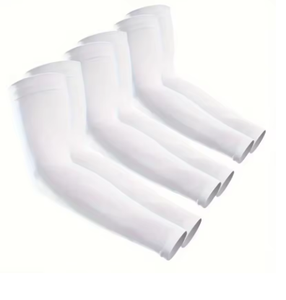 Mangas Deportivas de Seda Helada de Color Sólido con Manga Tres Cuartos UPF50+ HAWK SPORTS INDUSTRIES para Hombre, Protección Refrescante para Exteriores - Product Image 4