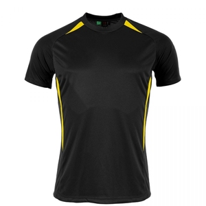 T-shirt à manches courtes pour homme en polyester de haute qualité, respirant, décontracté, vêtements pour homme, sport d'été, logo personnalisé - Product Image 4