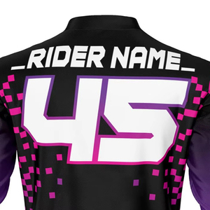 Maillot de motocross vierge pour jeunes, personnalisable par sublimation, respirant, à manches longues, pour moto et VTT - Product Image 3