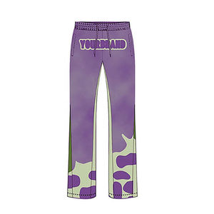 YOURBRAND Unisex Camouflage <b>Tracksuit</b> Hoodie Joggers Set Purple Green Sublimation Print Streetwear Autumn Adult Full Length - Product Image 3