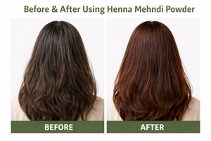 DK Industries - Mascarilla Capilar Herbal en Polvo (Henna + Amla + Shikakai) - Grado Premium Semipermanente para Todo Tipo de Cabello - Product Image 4