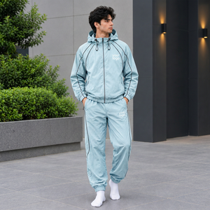 <b>Men</b> Utility Windbreaker Suit Functional Jacket and Matching <b>Pants</b> Custom Production for Outdoor Apparel Brands - Product Image 6