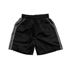 Wholesale Casual New Design Elastic Waist Yarn Dyed Breathable Cargo Beach <b>Shorts</b> 100% Cotton Solid Embroidered for Men - Product Image 4