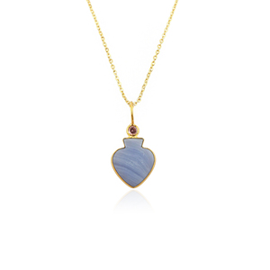 18K Gold Plated Spade Shape Tiny CZ Fashion Pendant Trendy Minimalist Cable Chain <b>Statement</b> High Quality Fancy Elegant <b>Necklace</b> - Product Image 2
