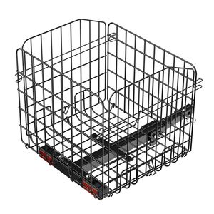 Panier arrière pliable en métal robuste pour trottinette, avec récepteur de 1 pouce, panier de chargement spacieux, compatible avec les récepteurs de 1 pouce, fonctionne avec les trottinettes - Product Image 1