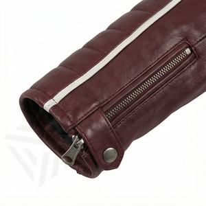 Veste de moto en cuir véritable pour homme de qualité supérieure, nouvelle arrivée, vestes de moto d'hiver, protections amovibles, personnalisables - Product Image 6