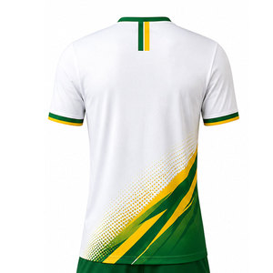 ชุดฟุตบอลแบบกำหนดเอง เสื้อและกางเกงขาสั้นแบบซับลิเมชั่น สำหรับทีมฝึกซ้อม การแข่งขันลีก และการแข่งขันสโมสร - Product Image 5