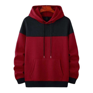 Sweat à capuche unisexe personnalisé en polaire épaisse - Respirant, séchage rapide, polyester/coton, couleur unie, manches longues, sport, gym - Product Image 1