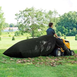 Borsa resistente da 54 piedi cubici per trattore da giardino facile da raccogliere rapidamente apertura da 112 pollici per 2 sacchi - Product Image 6