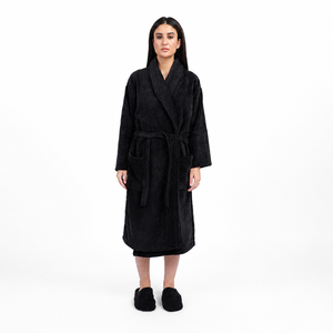 450 GSM Organic Cotton Terry Robe GOTS Certified Unisex <b>Bathrobe</b> Premium Hotel Spa Hospitality - Product Image 1