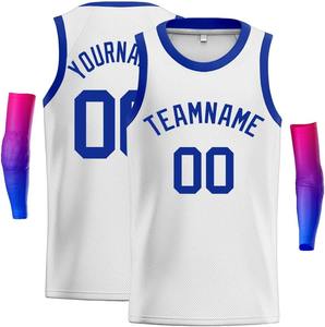 Conjuntos Deportivos de Verano Personalizados en Tallas Grandes, Transpirables, de Secado Rápido, 100% Duraderos, con Número Personalizado, Camiseta de Baloncesto para Hombre - Product Image 4