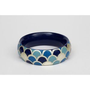 Bracelets en bois faits à la main pour femmes, mode ethnique traditionnelle et vêtements de fête, artisanat en bambou et en bois peint - Product Image 1