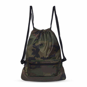 Custom Design Drawstring Bag Lightweight Polyester Gym <b>Backpack</b> OEM Manufacturer Supplier - Product Image 5