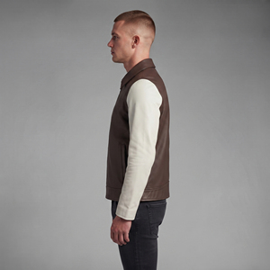 Blouson en cuir de moto pour homme de haute qualité, qualité export, blouson de motard en cuir pour homme, blouson en cuir tendance pour homme, moto - Product Image 3