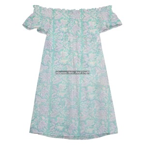 Vestido Corto Sexy con Estampado a Mano y Hombros Descubiertos para Mujer, en Oferta - Product Image 6