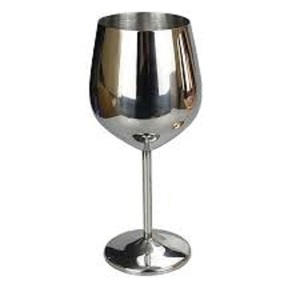 Wholesale Stainless Steel Wine <b>Glass</b> Round Modern Design Unbreakable Party <b>Goblet</b> 500-1000ml Western Drinking <b>Glass</b> <b>goblet</b> - Product Image 1