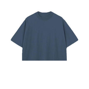 เสื้อกล้ามผู้หญิง ผ้าฝ้ายเจอร์ซีย์ 100% แขนสั้น ระบายอากาศได้ดี สไตล์สตรีทแวร์ เสื้อยืดลำลอง สั่งทำป้ายแบรนด์ส่วนตัว รับผลิตแบบ OEM ขายส่ง สหรัฐอเมริกา - Product Image 3