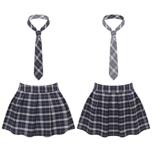 Disfraz de Colegiala para Mujer, Disfraz de Fiesta, <span class=keywords><strong>Falda</strong></span> Corta <span class=keywords><strong>con</strong></span> Corbata, <span class=keywords><strong>Falda</strong></span> de Tenis - Product Image 2