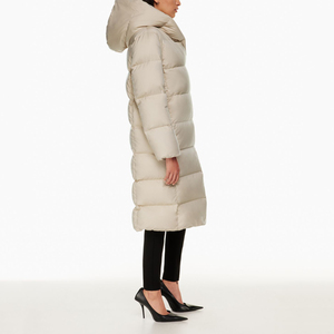 Doudoune rose pour femme SW GROUP, manteau d'hiver matelassé avec capuche amovible, épaisse et chaude, personnalisable, en cristal - Product Image 2