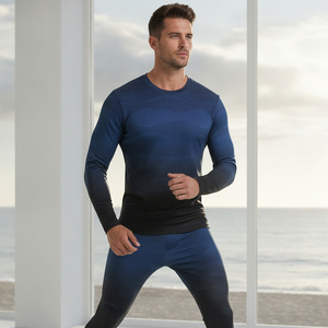Chándal Deportivo Premium de Compresión para Hombre, con Forro Polar Cálido para Invierno, Ropa de Gimnasio, Leggings Elásticos de Entrenamiento - Product Image 5