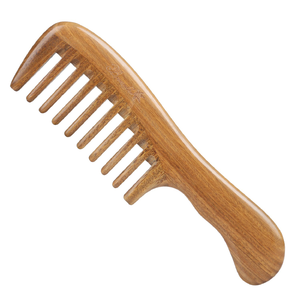 Peigne à queue en bois élégant à dents fines pour un sectionnement et un coiffage précis, disponible à prix de gros. - Product Image 3