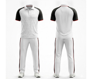 Professional <b>Cricket</b> Uniform Set with Custom Logo | Men Women Youth <b>Cricket</b> Wears Polo Shirt and Trouser Full Team - Product Image 1