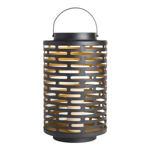 Silver Hammered Lantern Unique Polished Metal Lantern with Open Cutouts Elegant Design for Modern Home Decor and Table Lighting - Product Image 4