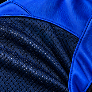 Ensemble d'uniformes de football américain personnalisés, écologiques, respirants et anti-UV, bleu marine et bleu roi, avec pantalon rembourré - Product Image 6