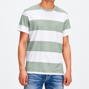 T-shirts personnalisés OEM de haute qualité pour hommes, 100 % coton, col rond, manches courtes, coupe classique, écologiques, infroissables et respirants - Product Image 1
