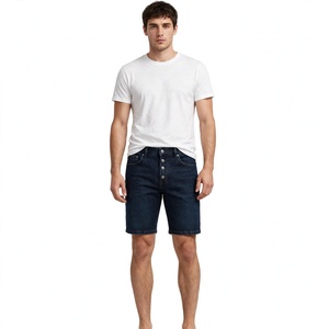 Pantalones Cortos Bermuda para Hombre, Hechos en Fábrica, de Spandex/Algodón Lavado, Ecológicos, de Cintura Media, con Cierre de Cremallera, Estilo Casual, con Bolsillos, Tejido de Tela - Product Image 5