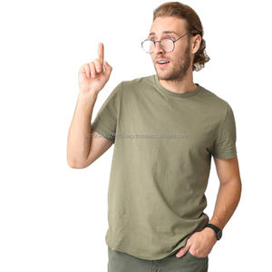 220 Gsm 100% Cotton 19 Colors <b>Men</b> Women Unisex Customize 220g Blank Casual 100% cotton, T-<b>shirt</b> for <b>men</b>, loose fit - Product Image 3