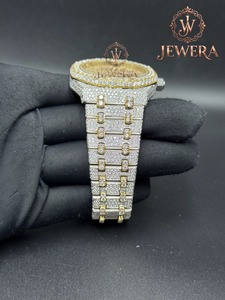 Reloj de Lujo Mossinate de Acero Inoxidable con Diamantes, Elegante, Moderno y Perfecto para Hombres y Mujeres, Alta Demanda - Product Image 4
