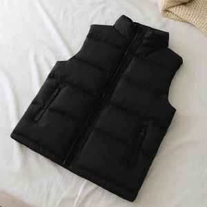 Custom Men's Lightweight Nylon Puffer Vest Winter Insulated Sleeveless Outdoor Workwear Casual Body <b>Warmer</b> Plus Size - Product Image 2