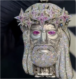 ความคิดเครื่องประดับที่กำหนดเองผ่านเครื่องทดสอบเพชรเครื่องประดับ3D เงินสีขาวทอง925เครื่องประดับเงินสีขาว VVS Moissanite จี้ฮิปฮอปได้รับการรับรอง - Product Image 3