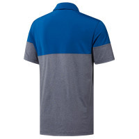 Chemise à manches courtes pour homme 100% polyester, style décontracté tricoté, coupe classique, séchage rapide, bleu gris uni - Product Image 3