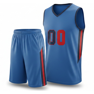 Uniforme de Baloncesto Ligero, Antibacteriano, Transpirable, de Secado Rápido, Talla Grande, Ajuste Cómodo, para Partidos - Product Image 4