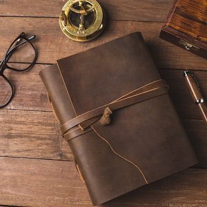 Vintage Style Leather Bound Notebook Brown Cotton Paper <b>Journal</b> for <b>Writing</b> & Sketching Perfect Gift for Painting - Product Image 3