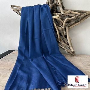 Breathable Lightweight <b>Scarf</b> Textile Mill Cotton Viscose Polyester Blend Custom Color Bulk B2B Manufacturing - Product Image 1