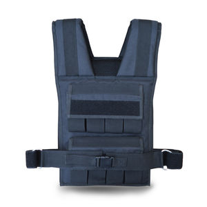 Gilet lesté pour entraînement fitness, avec plaques en acier, réglable, tactique - Product Image 3