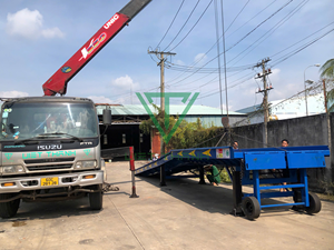 10 Tons Vramp-10T-S Forklift Ramp Excellent Mobile Loading Ramp Convenient for Combined Container New 1 Year Warranty Vietnam - Product Image 4