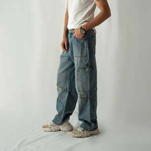 Jeans de Moda Urbana para Hombre, Estilo Recto, Calidad Premium, Personalizados al por Mayor, Lavados, con Bolsillos, a Buen Precio - Product Image 2