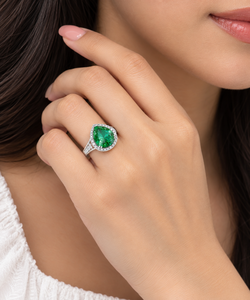 Anillo de Plata 925 con Diamante de Laboratorio para Mujer, Certificado IGI, RJC, ODM, OEM, Fabricante Ético, Venta al Por Mayor E201345 - Product Image 2