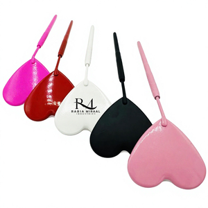 5 couleurs de poudre revêtue de vernis différentes / Forme de cœur / Miroir pour extensions de cils de haute qualité en poudre colorée - Product Image 5